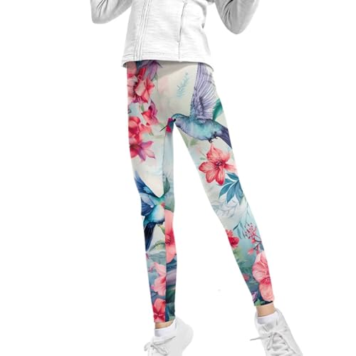 Girls Leggings Size 4-13 Years for Running Cycling Yoga Workout3