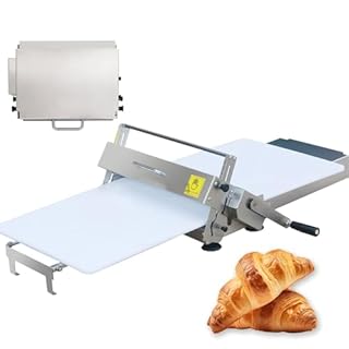 Dfdieratve Macchina per Stendere la Pasta, Laminatrice per Pasta per Croissant, Spessore della Macchina per Impasto Regolabile, per Fondente, Croissant, Pizza e Pasta Sfoglia A300