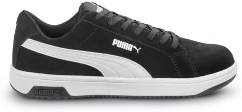 PUMA Mens Black/White Iconic MaxTrax Soft Toe EH SRO Athletic 7.0 M - 1