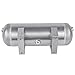 ZHSYMX 3 Gallon (12 Liter)5 Ports compressed air storage tank air ride receiver tank for Air Ride Suspension Car Train Truck Horn Silver