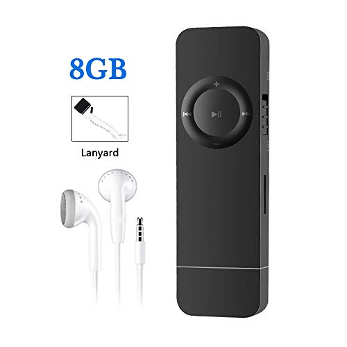 MP3 Player, Dyzeryk 8GB MP3 Player with USB Flash Drive, Portable HiFi Lossless