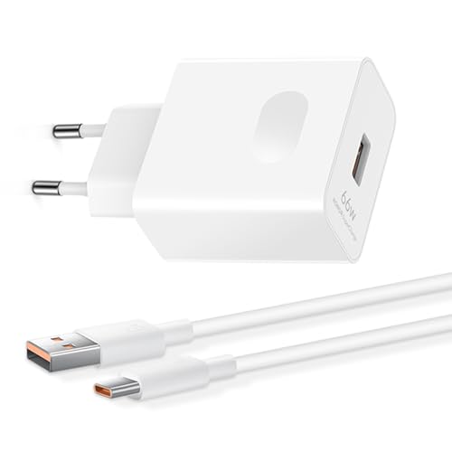 HONOR 66W Supercharge Cargador con Honor 6A USB C Cable