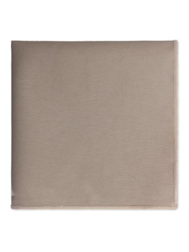 Image of Luckyvestir Pocket Squares for Men Solid Color Cotton Pocket Square Mens Handkerchief for Dinner Church Wedding