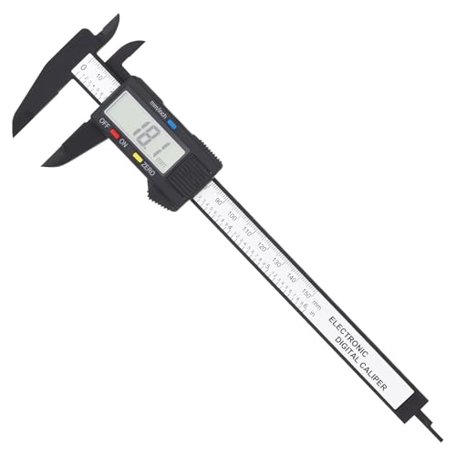 Juego de 2 calibradores digitales electrónicos 150 mm Vernier micrómetro con minicinta métrica