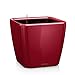 Produktbild Lechuza Pflanzgefäß Quadro LS 35 Scarlet rot Hochglanz 16167