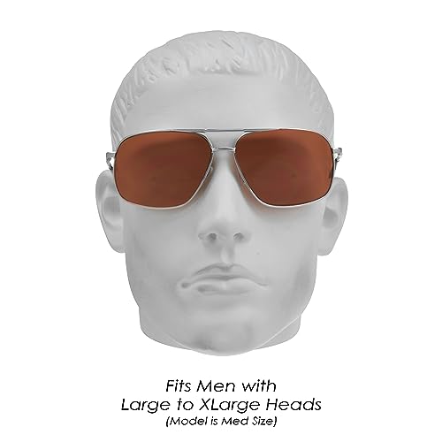 Image of proSPORT Aviator Big & Tall Sunglass Mens Oversize Extra Large & Wide Fit Polarized Available