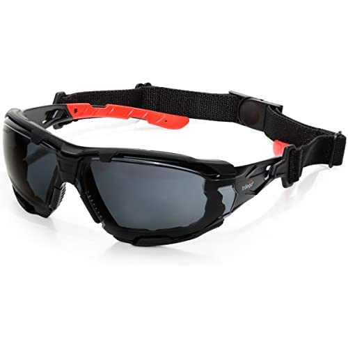 Lunettes de sécurité de sport en mousse pour chantiers extérieurs et bricolage
