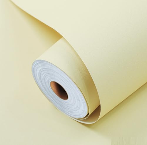 BPILOT Papel tapiz autoadhesivo de textura de barro de diatomeas de imitación decoración impermeable de PVC pegatina de renovación papel tapiz de pared del dormitorio beige claro