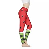 Hochwertiges, weiches Material: PinUp Angel-bedruckte Damen-Leggings mit zwei Kompositionen aus hochwertigem Stoff, 88 % Polyester und 12 % Elastan.