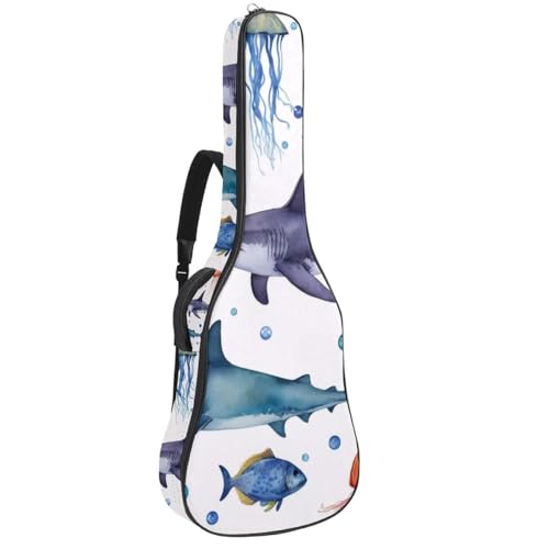 Housse de guitare 109 cm imperméable pour transporter vos accessoires facilement