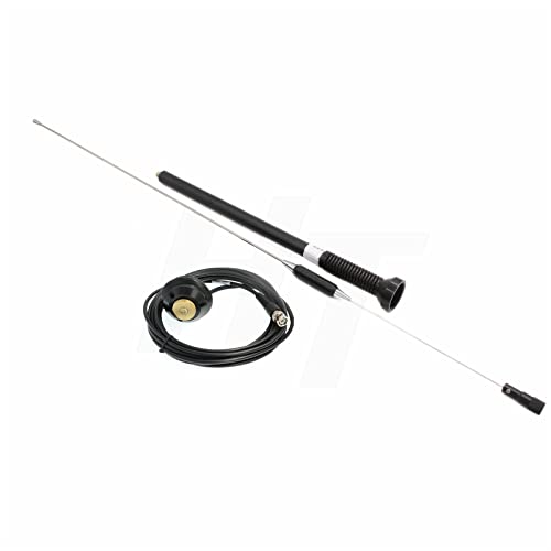 Antena de látigo 450-470MHz para mejorar enlace RTK en estación Pacific Crest PDL HPB con cable