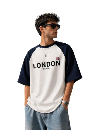 Image of ColorChakra Oversized Tshirt for Mens Down Shoulder Loose fit t-Shirt Men Oversize t-Shirt M to 4XL