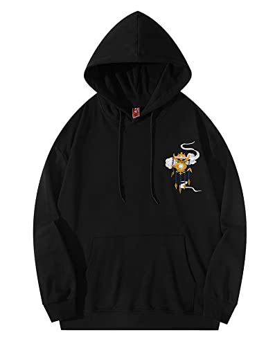 MFCT Men's Japanese Streetwear Embroidered Hoodie