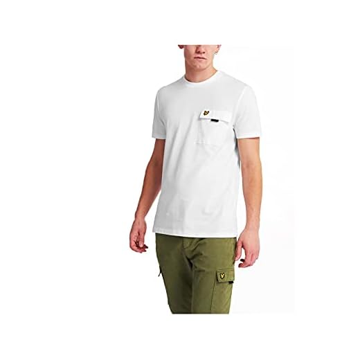 Lyle and Scott herr bröstficka t-shirt – bomull