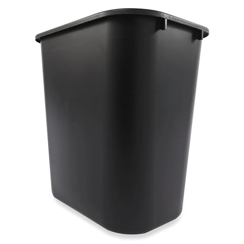 Caneca de basura negra 28 cuartos miniatura 2