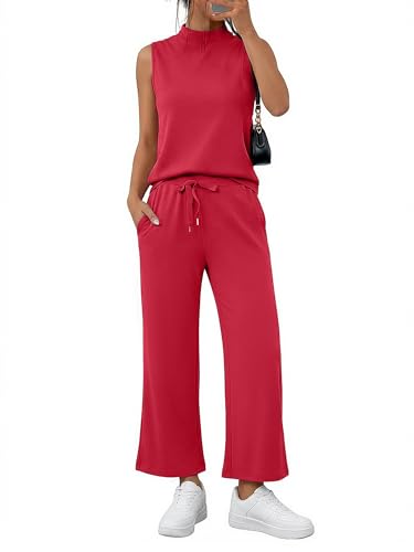 Casly Lamiit 2 Piece Sets for Women 2025 Summer Sleeveless