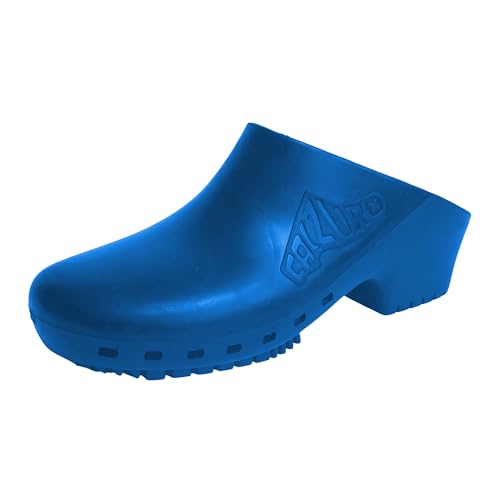 Image of CALZURO Classic Work Clogs Without Holes - Unisex Nursing Clogs - Non Slip Shoes - Autoclavable Rubber Kitchen Shoes for Women and Men -