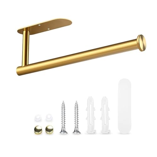 Comparison: Best Lacquer For Kitchen Cabinets 11 Fliverly Self Adhesive Paper Towel Holder Under Cabinet Mount, Wall Mounted Paper Towel Roll Holder for Kitchen, Bathroom, Wall,BBQ Grill, Gold