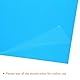 QUARKZMAN 4 Stück A4 Gel Light Lighting Filter Overlay Transparente Farbkorrektur Kunststoff Vinyl PVC Folien Fotografie Fernsehen Blau, 0,2mm