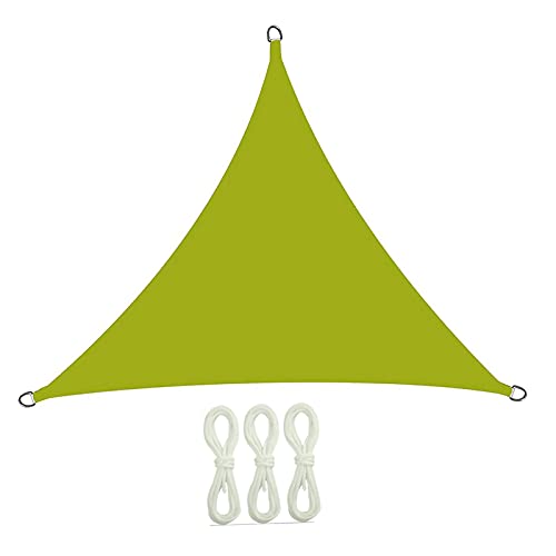 Toldo triangular impermeable con 95% de protección UV para jardín 2