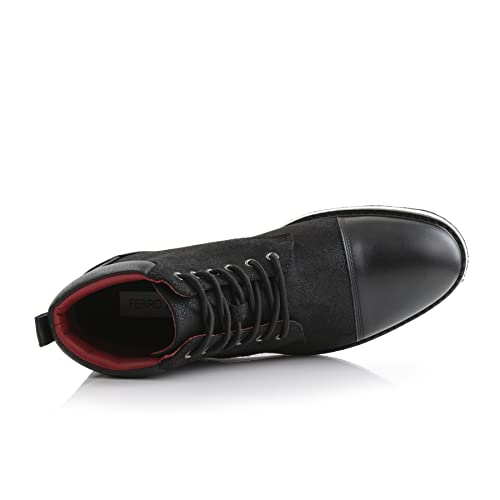 Image of Ferro Aldo Men's Chukka Sneaker Boot | Casual Cap Toe Ankle Boot Hybrid with Lightweight Sole |