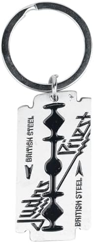 Judas Priest British Steel Sin clasificar Llavero colgante negro/...