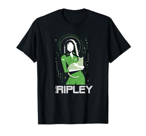 Alien 45th Anniversary Ellen Ripley & Jonesy Stylized Art T-Shirt