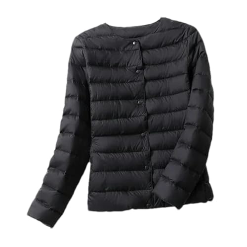 Doudoune ultralégère femme col rond - Veste fine thermique et portable JXQXHCFS