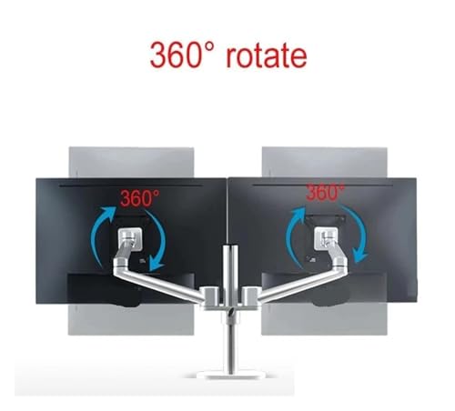 Support écran double OL-2 avec bras réglable 2-8kg rotation libre