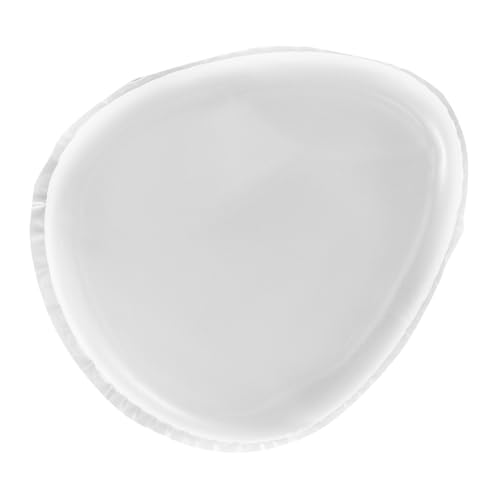 FOMIYES Esponja de Silicona para Maquillaje Facial Base y Polvos Compactos Reutilizable y Fácil de Limpiar Herramienta Cosmética para Mujeres y Adolescentes Forma Translúcida y para