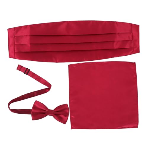 Set de pajarita oversize con fajín y pañuelo
