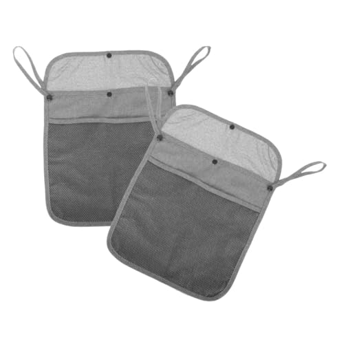 SHOWERORO Stroller Hanging Bag 2pcs Mesh Organizer for Cart Pouch Stroller Bag Pouch