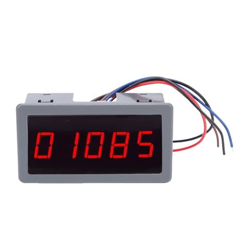 Generic Medidor de RPM de Motor sin Escobillas con Sensor Hall, Tacómetro LED de 5 Dígitos para Detección Precisa de Velocidad, Ideal para Medición de Velocidad del Ventilador, Color Negro