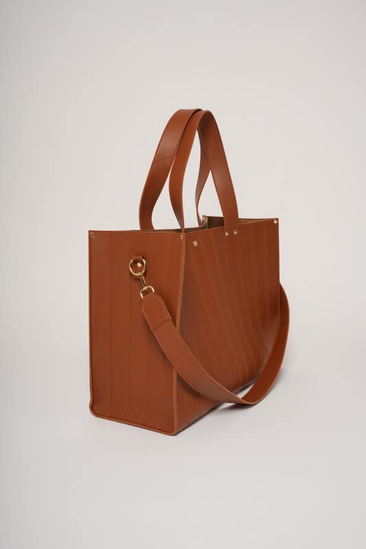 Image of JENN Weekender Tote Bag - Stylish and Durable Travel Tote for Women | Large Capacity Handbag for Short Trips, Getaways, Gym, or Daily Commute