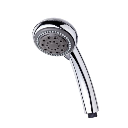 Blue Canyon Sirius Shower Head, High-Pressure Water Flow, Premium Plastic Shower Head for Bath with Anti-Block Nozzles, Customised Bathing with 3 Mode Shower Spray, Easy to Install and Clean (Chrome)