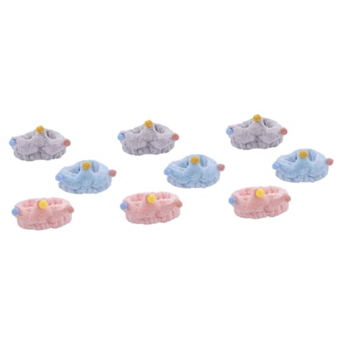 Bandeaux fleece visage et spa, lot de 9 accessoires pour un nettoyage de peau sans effort