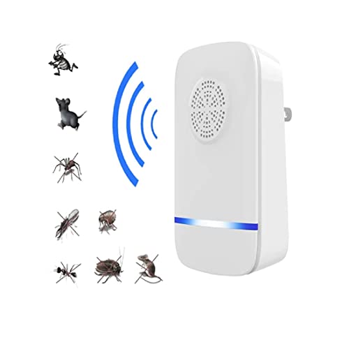 Image of Ultrasonic Pest Repeller, Silent Electronic Pest Repellent Plug in Indoor Pest Control, Insect Mosquito Killer Machine, Mosquito Repellent for House,Lizard, Rat, Cockroach (Pack of 4)
