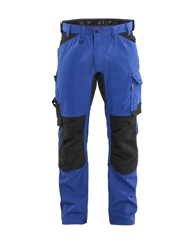 Pantalon de travail artisan denim stretch Blaklader 1751 bleu roi taille 48
