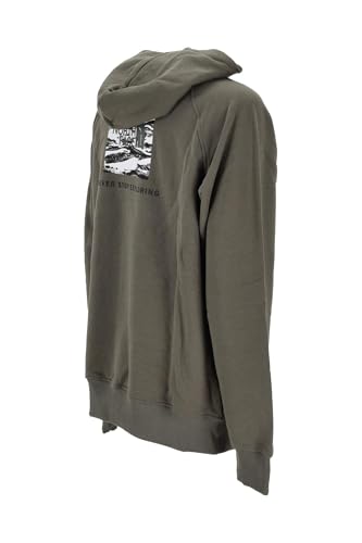 Pull-Over Homme The North Face Box NSE Raglan gris en coton - 5