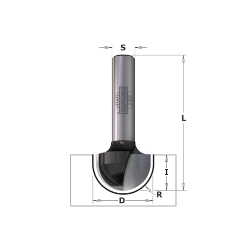 CMT ORANGE TOOLS K914-060 - HOHLKEHLFRÄSER HW Z2 S=8 D=6X9.5X40 R=3 RE