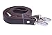 Wento 1pcs 43''-49'' Pu Dark Brown Leather Adjustable Bag Strap,soft Leather Shoulder Straps,replacement Cross Body Purse Straps,handbag Bag Wallet Straps (Silver)