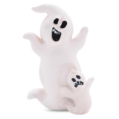 Figuras de fantasma de Halloween, decoração de bolo de Halloween, bruxa figuras ornamentos para bolo, decoração para mesa de festa e decoração de jardim