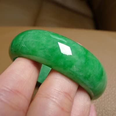 Bracelet en jade naturel vert 54-64mm | Bijoux de princesse tendance