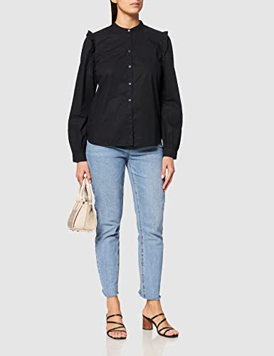 ESPRIT 101E1F320 Camicia da Donna, 001/nero, 48