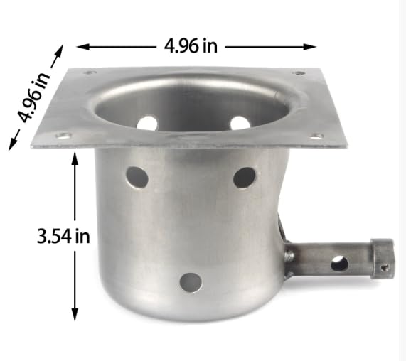 Stainless Steel Fire Burn Pot and Hot Rod Ignitor Kit Replacement Parts for Traeger, Pit Boss, Camp Chef Pellet Grills by Juncody - Used condition - Image 2