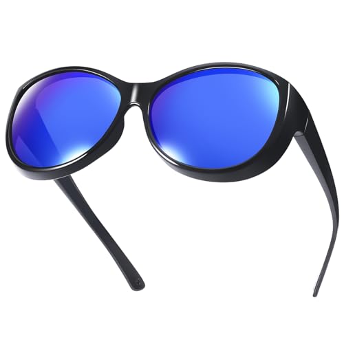 Tinhao Gafas De Sol Polarizadas, Gran Tamaño, Protección Envolvente, Gafas De Sol, Gafas De Sol Para Hombre Y Mujer, Negro Azul Tinhao Gafas De Sol Polarizadas, Gran Tamaño, Protección Envolvente, Gafas De Sol, Gafas De Sol Para Hombre Y Mujer, Negro Azul