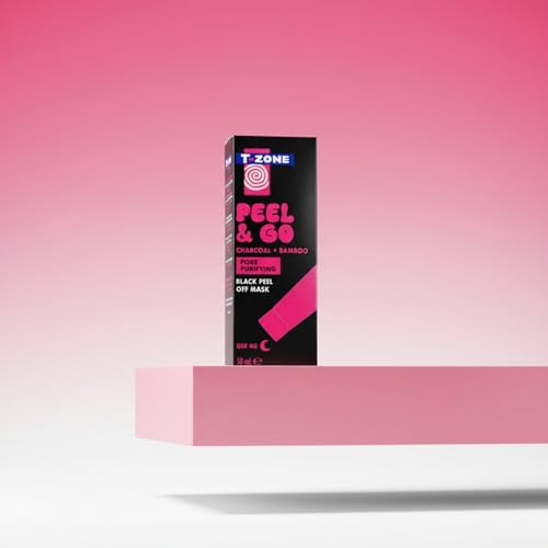 T-Zone Peel & Go Charcoal + Bamboo Black Peel Off Mask (50ml) – Deep Cleansing Blackhead Remover Mask, Unclogs Pores, Removes Impurities, Soothes & Hydrates for a Clearer Complexion - Image 7