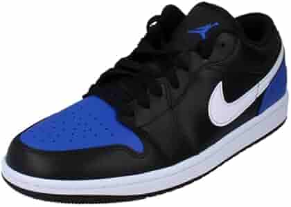 Nike Tênis Masculino Air Jordan 1 Low (553558-042, Preto/Game