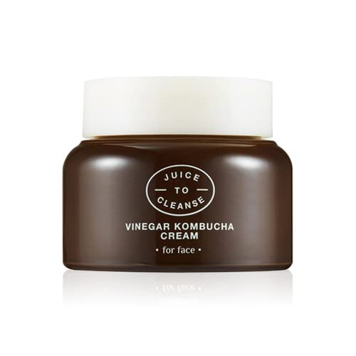 Crema facial de kombucha y vinagre para revitalizar el rostro tras el gimnasio