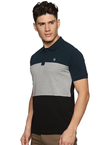 Image of ADRO Men's 100% Cotton Regular Fit Polo T-Shirt